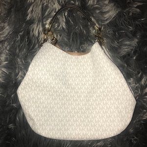 Michael kors Fulton shoulder bag brown vanilla